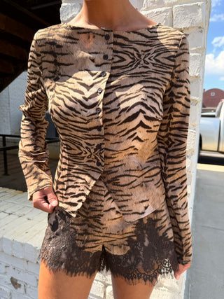 Faye Tiger Lace Set