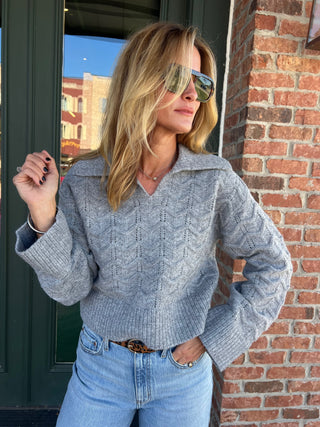 Steve Madden | Esther Sweater Grey Heather