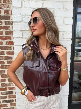 STEVE MADDEN | Luxie Vest Fig