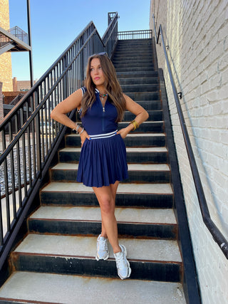 Entro | Amelise Pull On Dress Navy