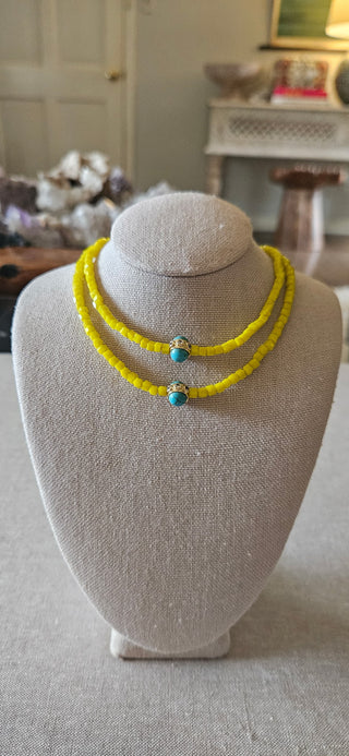 AMULET | Layering Beads + Turquoise Spacer