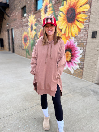 LaBiz Olivia Hoodie Coffee