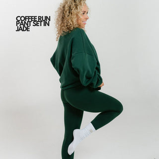 Deal of the Day | Foxy Kind Coffee Run Pant Set Jade