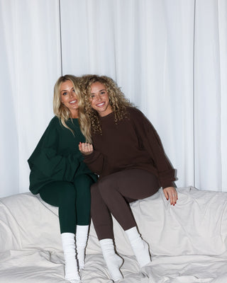 Deal of the Day | Foxy Kind Coffee Run Pant Set Jade