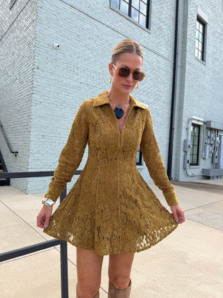 Laken Lace Mini Dress