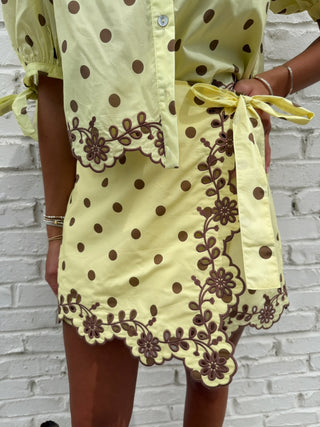 ENTRO | Sunset Glow Wrap Skort