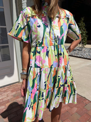 THML | Sage Meadow Dress