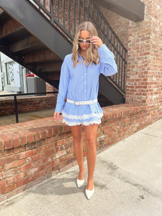 The Charlotte Stripe Shirt Dress