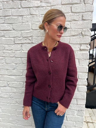 Z Supply | Breen Crop Cardigan Merlot