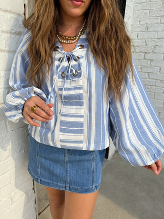 Ocean Avenue Stripe Top