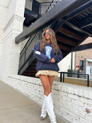 Moroney Quilted Boot Sweatshirt
