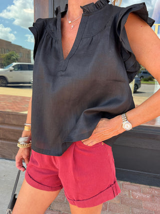 Find My Way Blouse Black