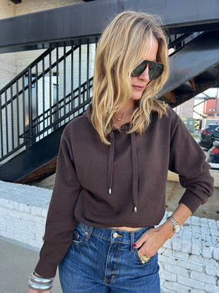 Steve Madden | Kinny Sweater Dark Espresso Hoodie