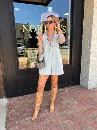 Miou Muse | The Sommer Romper Denim