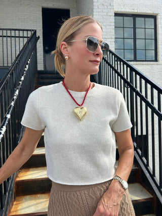 Le Lis |  Cozy Crushed Cropped Sweater