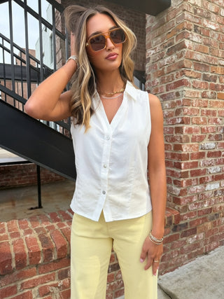 Yacht Club Top White