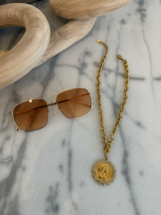 CHANSUTTPEARLS | Small Coin Necklace