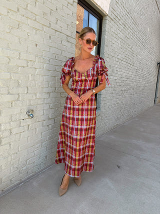 Tiffany Plaid Dress Multi