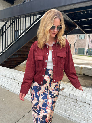 Dress Forum | Riverbend Pull On Skirt Western Navy