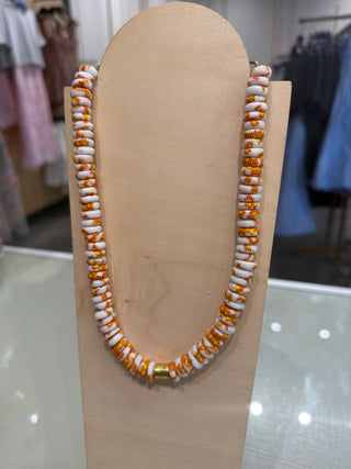 Amulet | African Clay Beads + Spacer