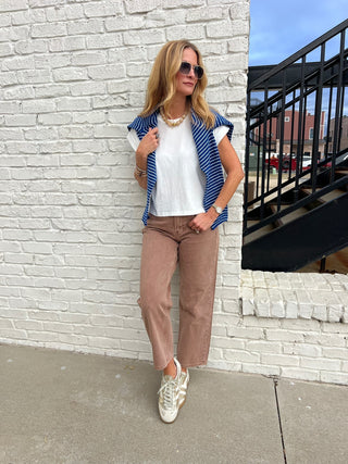 The Tones Barrel Jeans Mocha