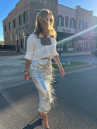 THML | Shimmy My Mood Skirt