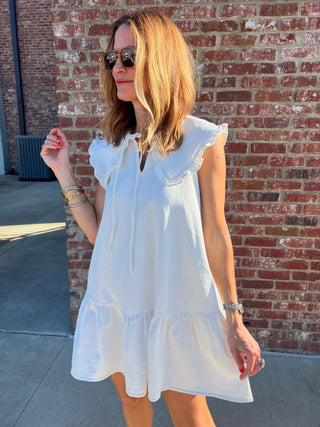 Sofie The Label | Cecilie Denim Dress White