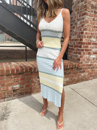 Coastal Calm Knit Dress