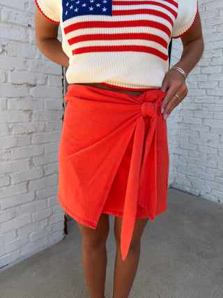 Z SUPPLY | Sora Mini Skirt - Lychee