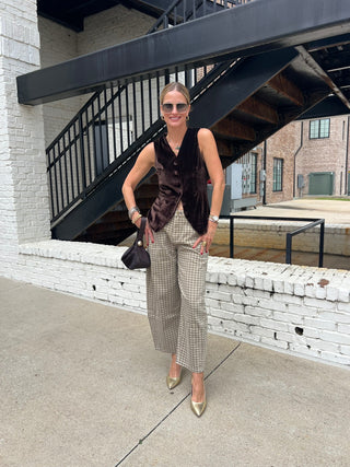 MIOU MUSE | Plaid Brew Pants
