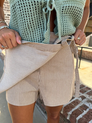 Sandy Beach Stripe Skort