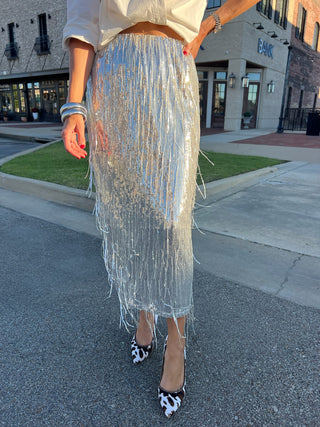 THML | Shimmy My Mood Skirt