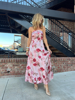 Sofie The Label | Rosie Floral Midi Dress Mauve