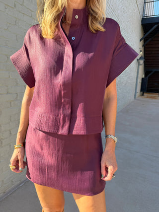 ENTRO Chic Girl Set Plum