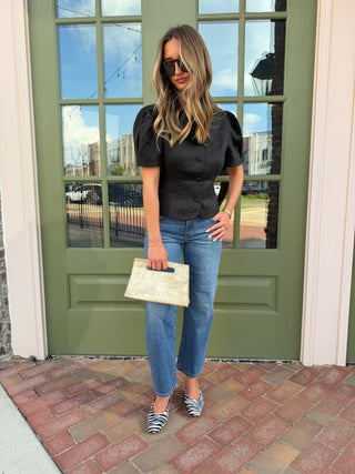 DAZE DENIM | Keeper Crop Low-Rise Straight Crop Haze