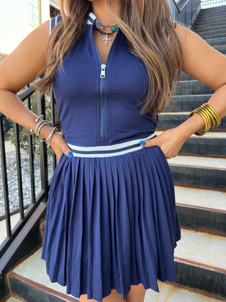 Entro | Amelise Pull On Dress Navy