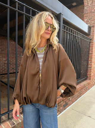 Gigi Balloon Bomber | Brown