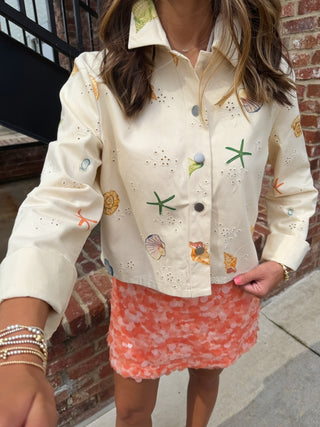 LALAVON | The Seashell Cropped Jacket