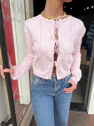 Colette Tie Cardigan