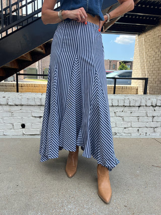 Briley Stripe Maxi Skirt