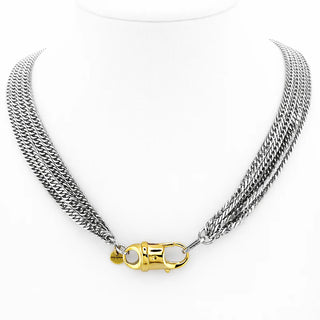 Gina Carmen | Nika Four Layer Mixed Chain Necklace