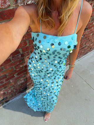ONE AND ONLY COLLECTIVE | Eve Embellished Sequin Maxi Dress