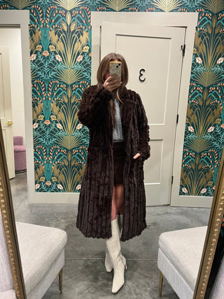 Foxy Fiona Faux Fur Rich Chocolate Brown [Pre-Order]