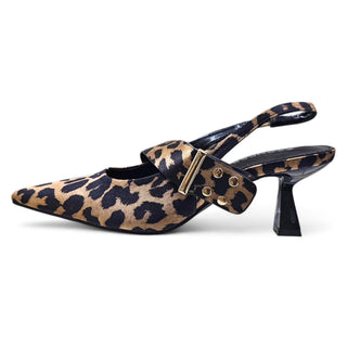 Arabella - Leopard Kitten Heel