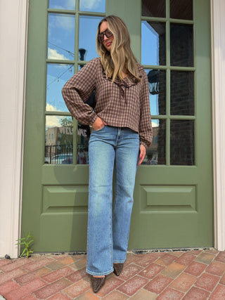 Plaid Days Blouse