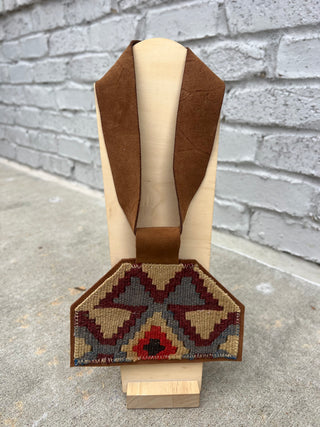 Orijinal | Kilim Pendant Necklace Suede v6