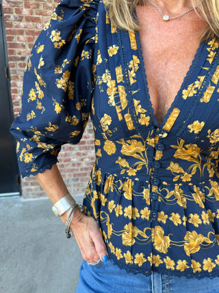 Jenna Floral Blouse