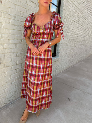 Tiffany Plaid Dress Multi