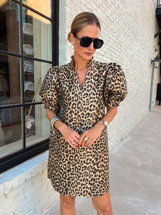 THML | Victoria Leopard Dress
