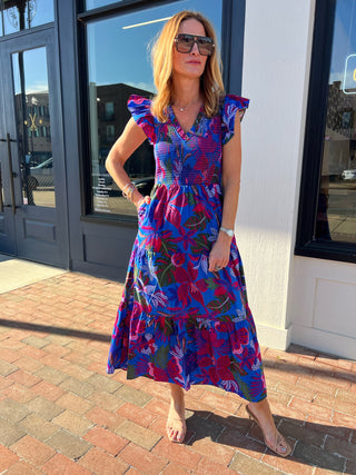 Sugar Lips | Mela Tropics Midi Dress